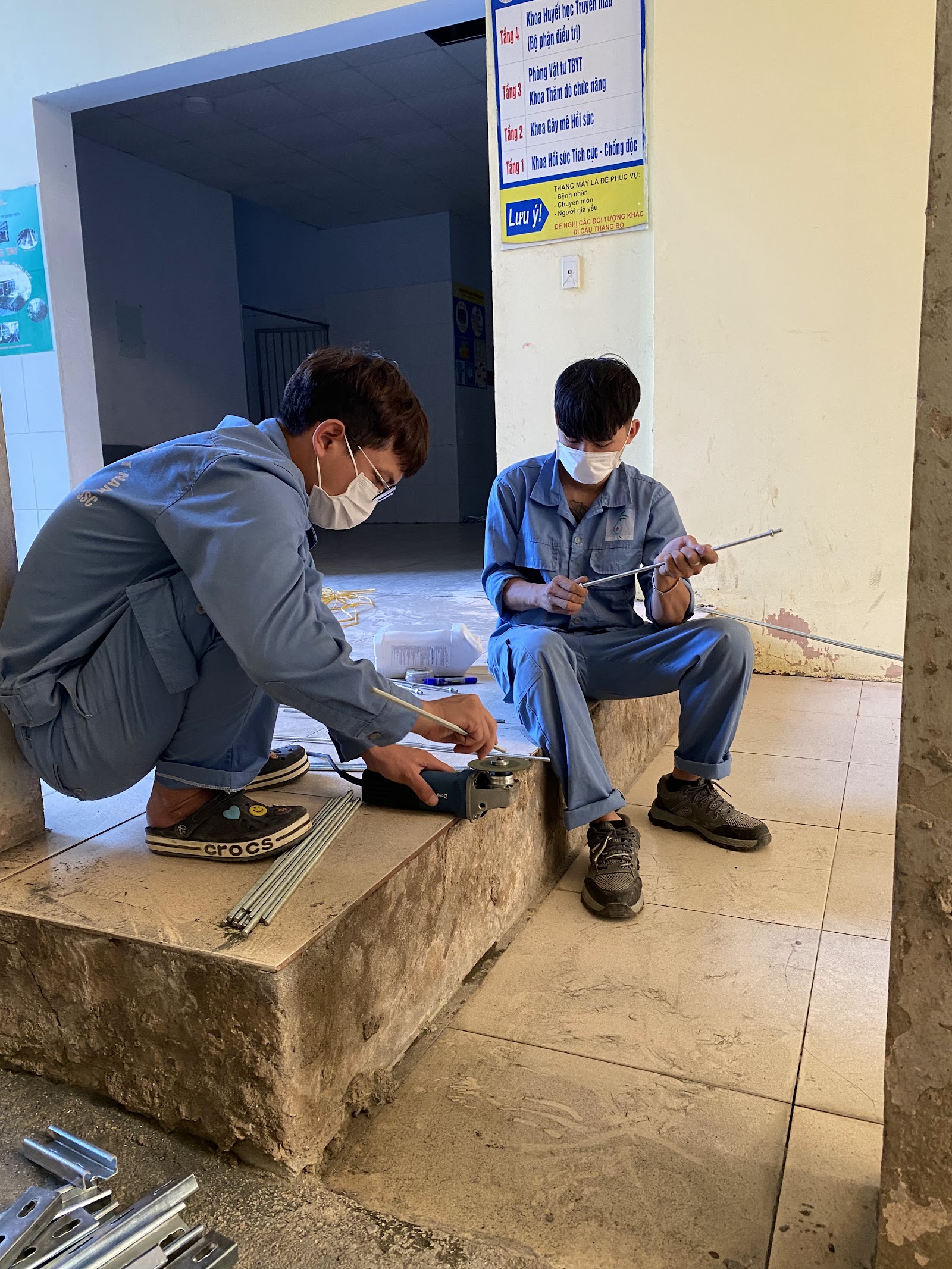 VMG thi công hệ thống khí y tế tại Bệnh viện K - hạng mục 3