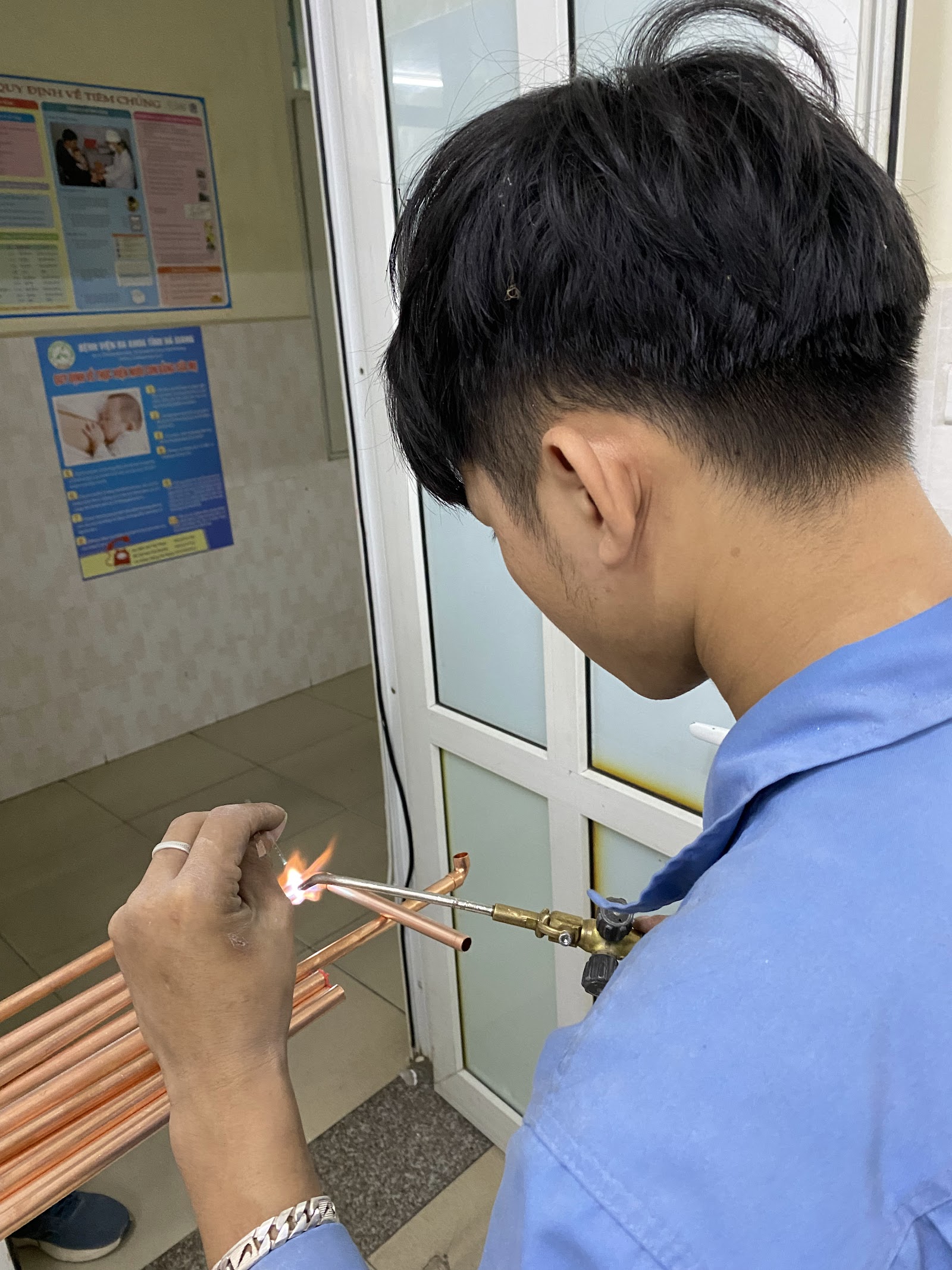 VMG thi công hệ thống khí y tế tại Bệnh viện Đa khoa Đức Giang - hạng mục 1