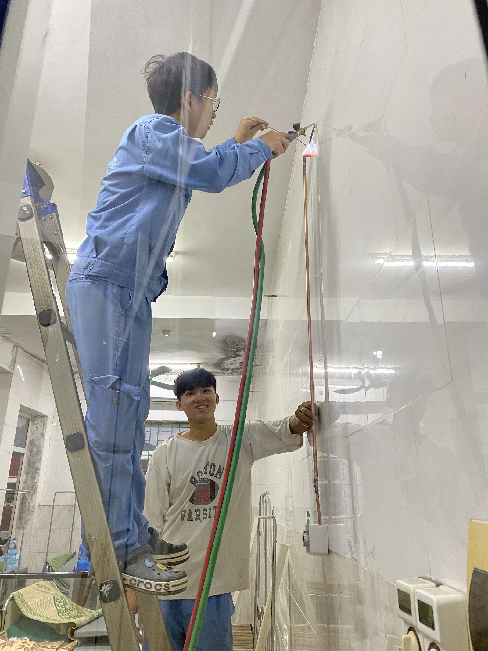 VMG thi công hệ thống oxy trung tâm tại Bệnh viện Xanh Pôn