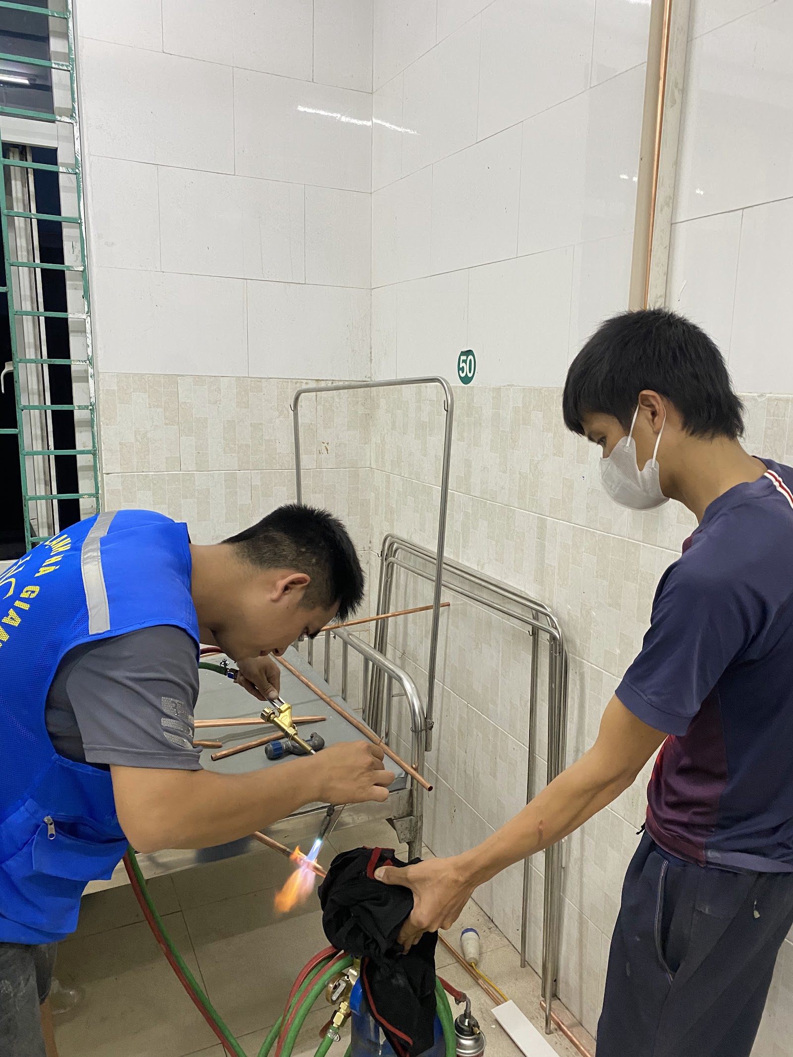 VMG thi công hệ thống khí y tế tại Bệnh viện Phụ sản Hà Nội - hạng mục 1
