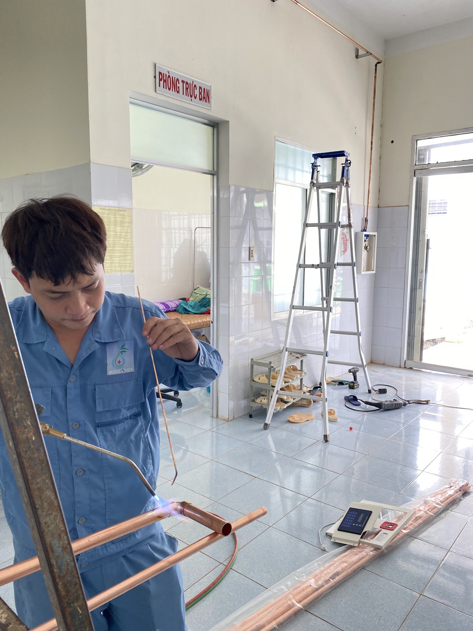 VMG thi công hệ thống khí y tế tại Bệnh viện Đa khoa Thanh Nhàn - hạng mục 2