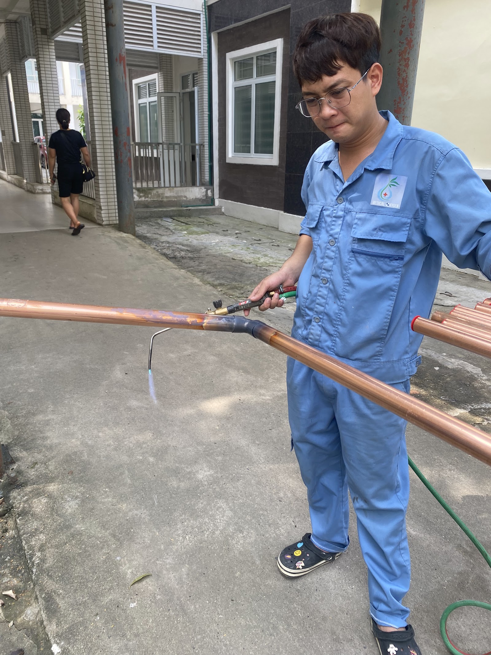 VMG thi công hệ thống khí y tế tại Bệnh viện Đa khoa Đức Giang - hạng mục 3